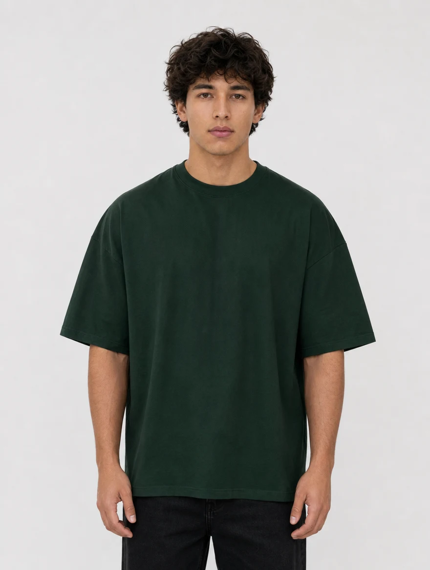 Pack 08 Oversize Verde Botella